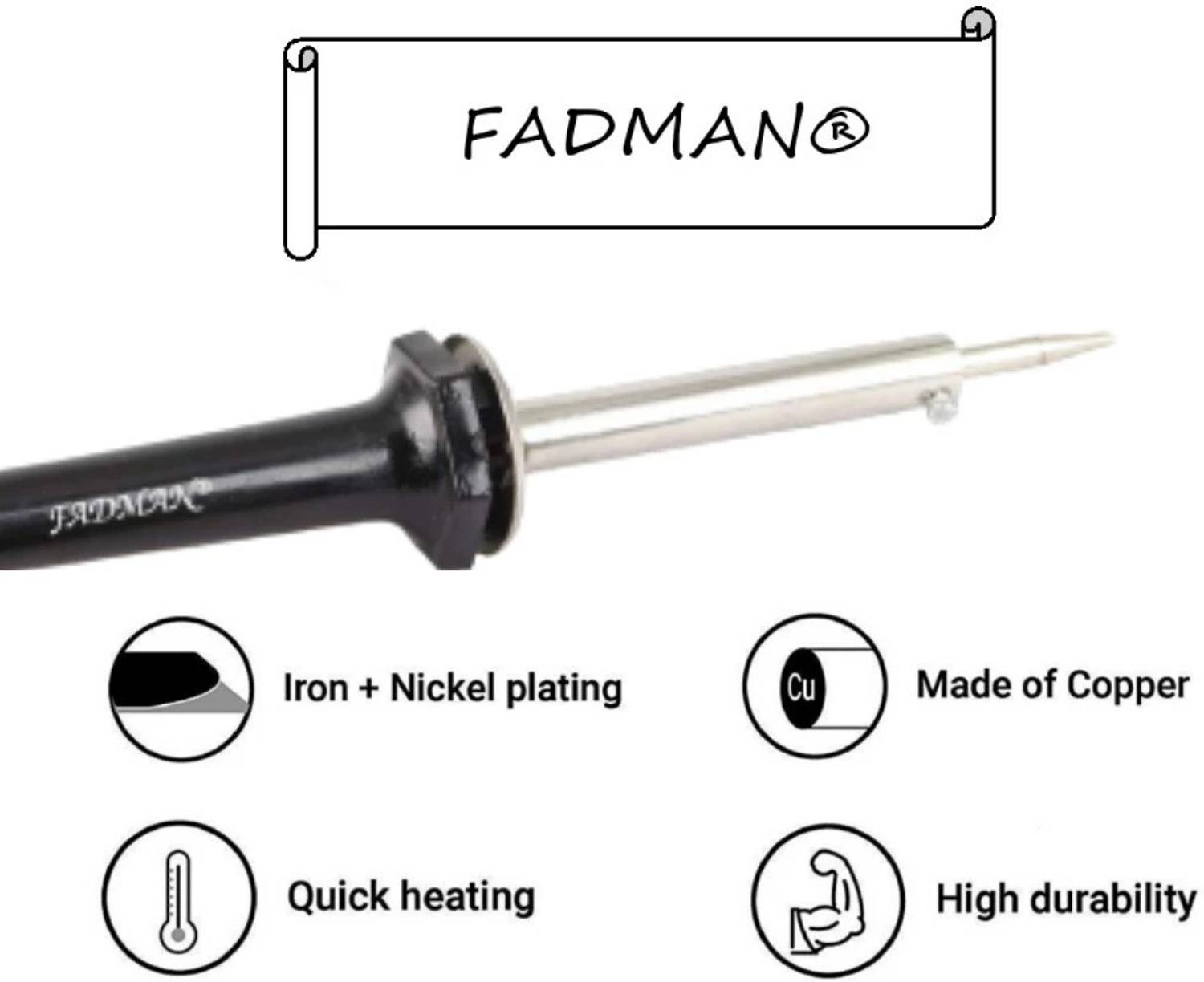FADMAN 60W Soldering Iron Kit Black - Image 4