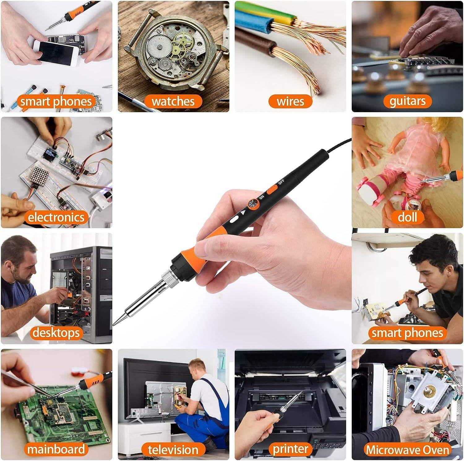 zelbo 12 in 1 Soldering Iron Kit 60W - Image 5