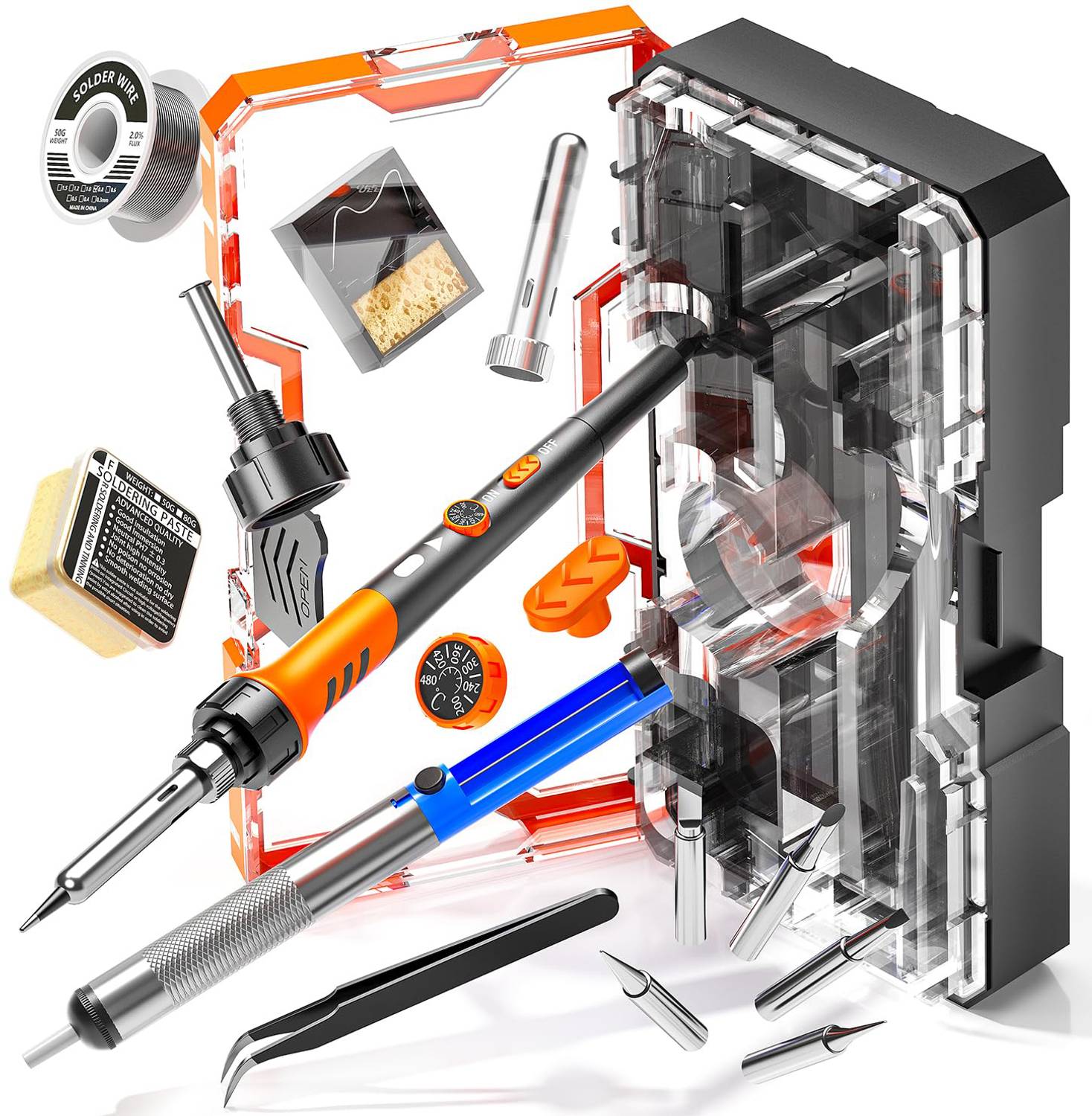 zelbo 12 in 1 Soldering Iron Kit 60W - Image 2