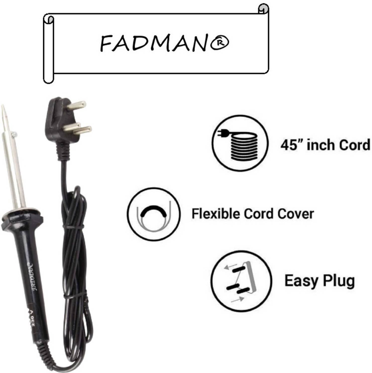 FADMAN Soldering Kit 60W Black - Image 4