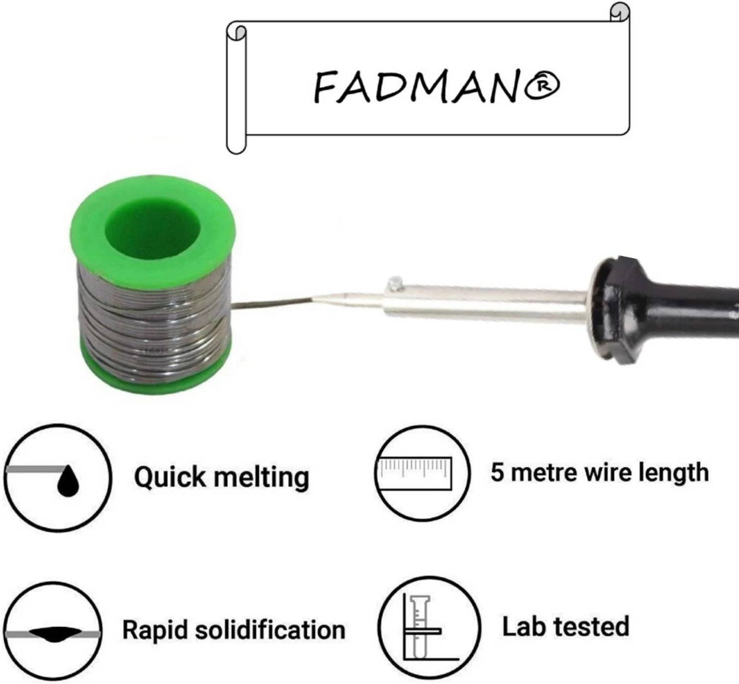 FADMAN 60W Soldering Iron Kit Black - Image 5