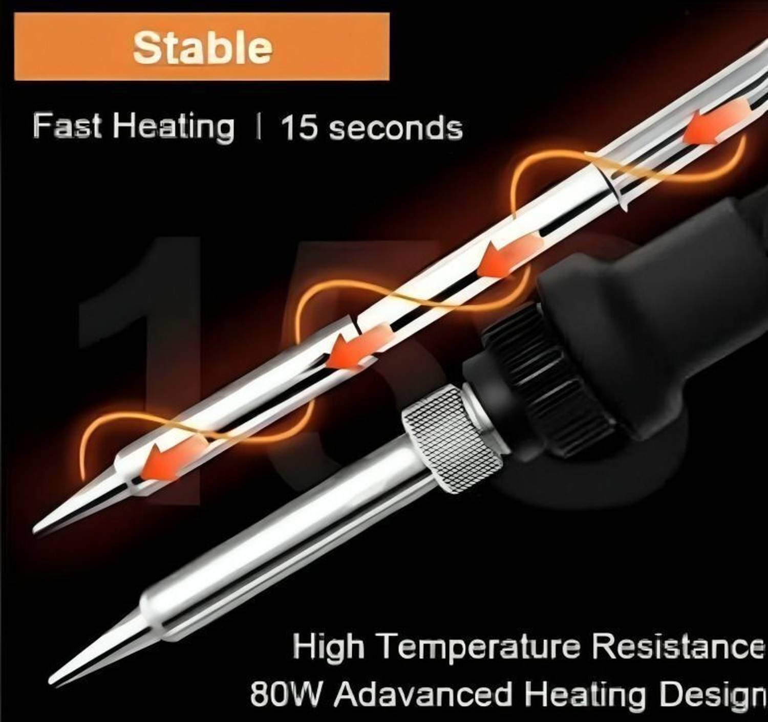VMTRONIX 80W 220V Soldering Iron Kit - Image 3