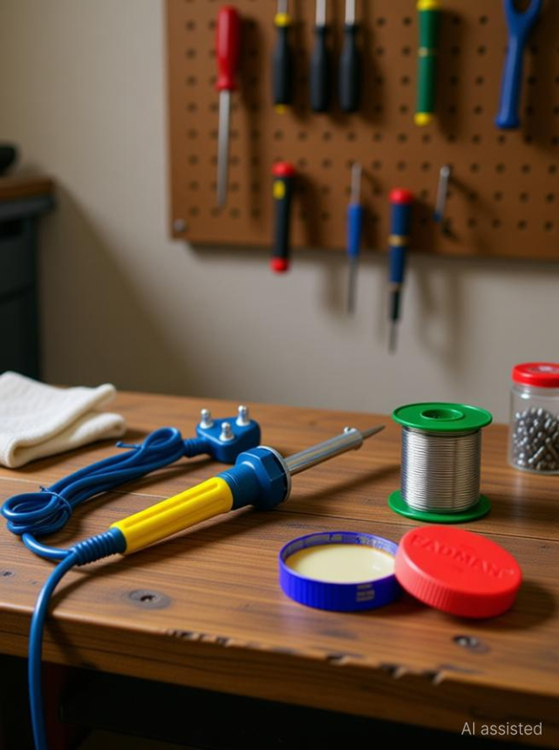 Image of FADMAN Pack of 3 | Solder Wire | Flux | Solderin Iron 60 W Simple