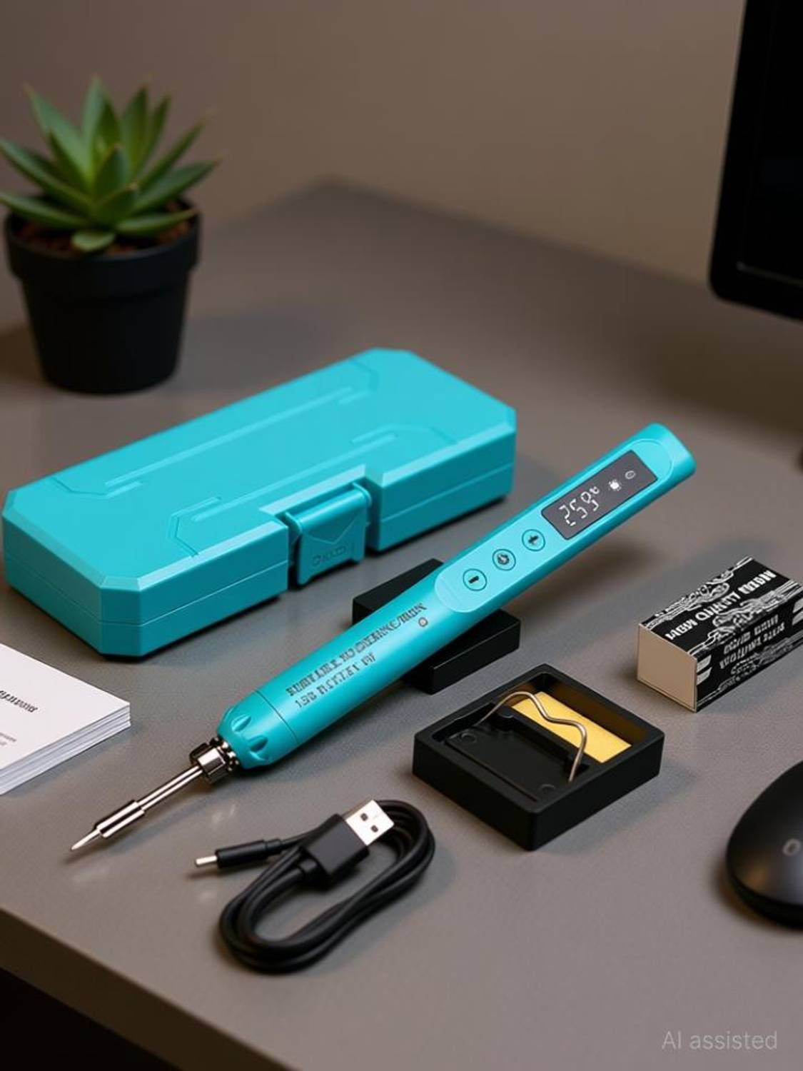 SERPLEX 15W USB LED Cordless Soldering Iron - Image 1