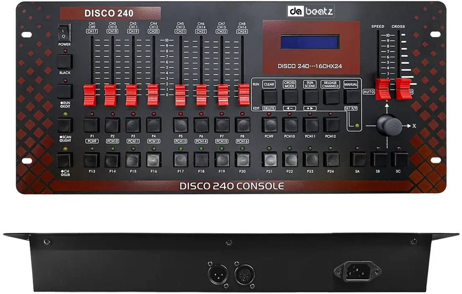 Da.Beatz. 240 channel dj light mixer,dmx 512 controller, dj mixer...more