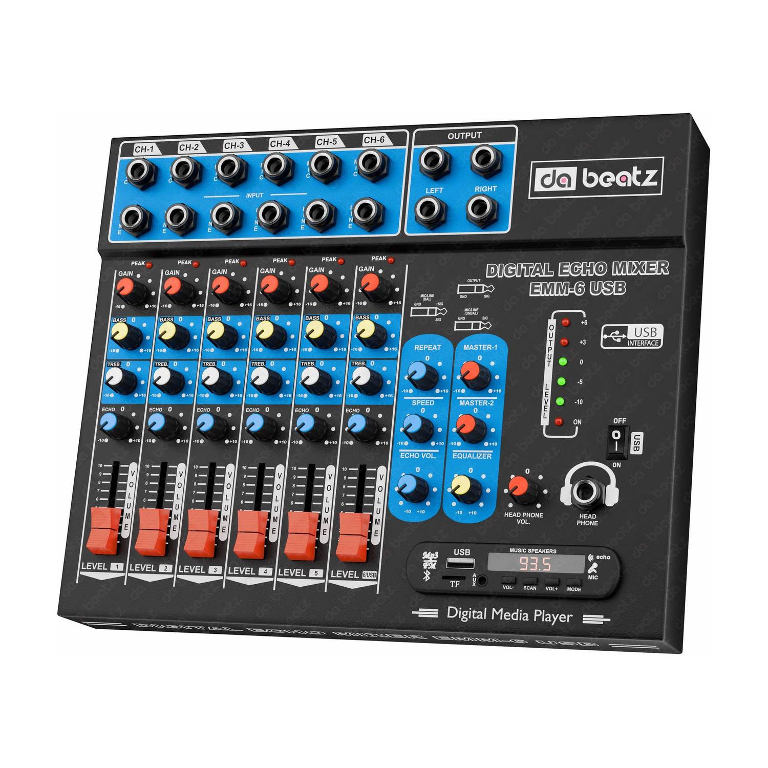 Da.Beatz. EMM-6 6-Channel Mixer - Image 1