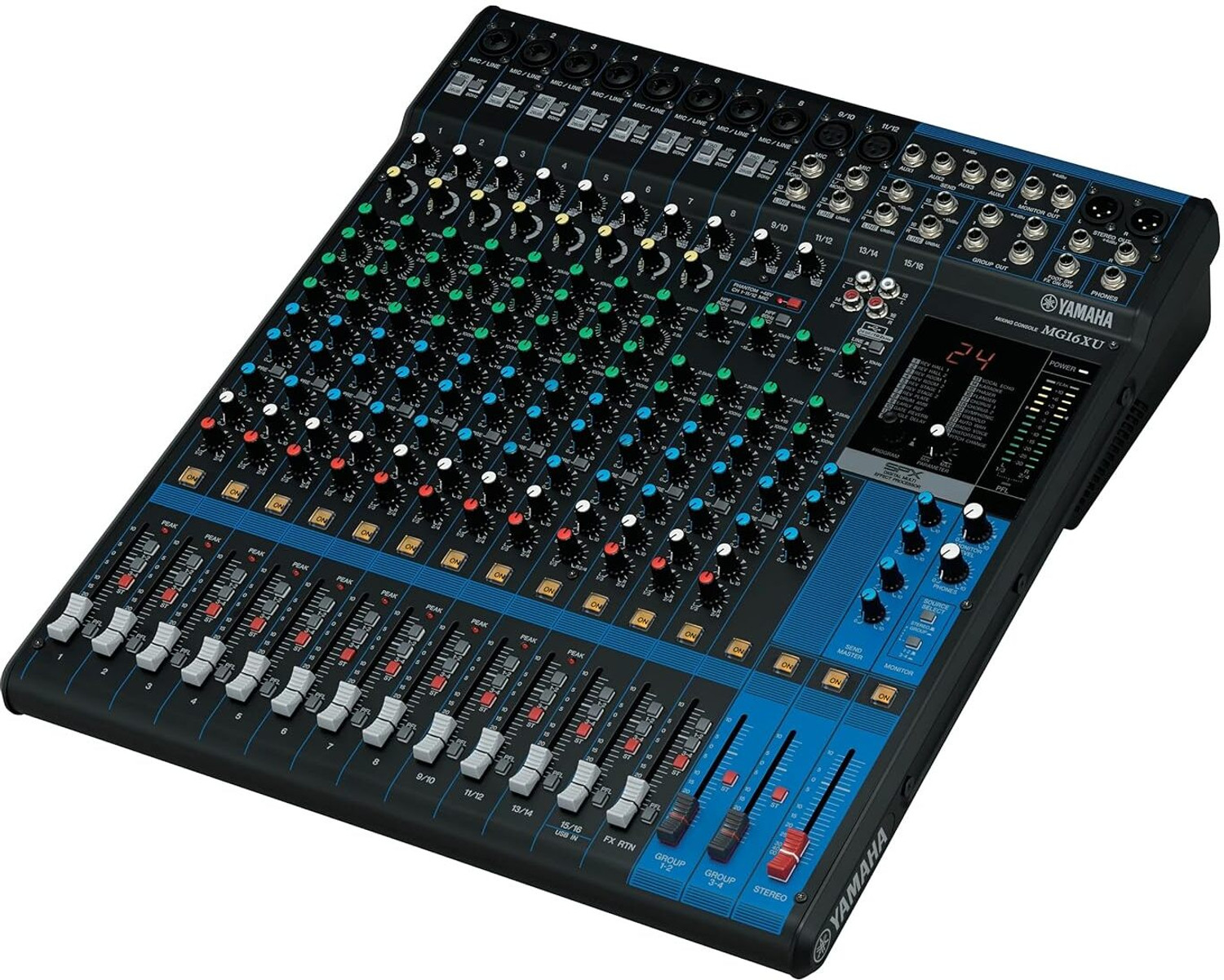 Image of YAMAHA MG16XU 16-Input 6 Bus Analog Sound Mixer