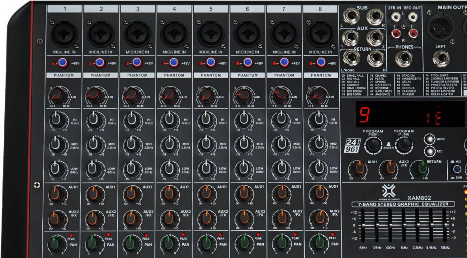 Xtreme Acoustics XAM802 Analog Sound Mixer Price in India - Buy