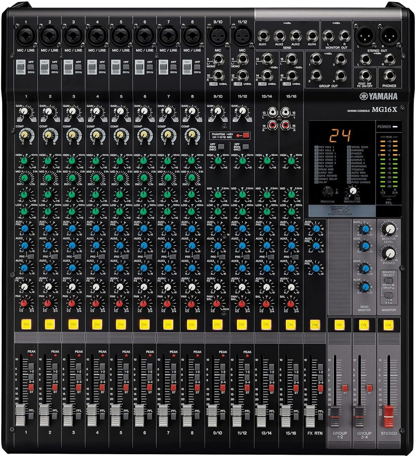 Image of YAMAHA MG16X Analog Sound Mixer