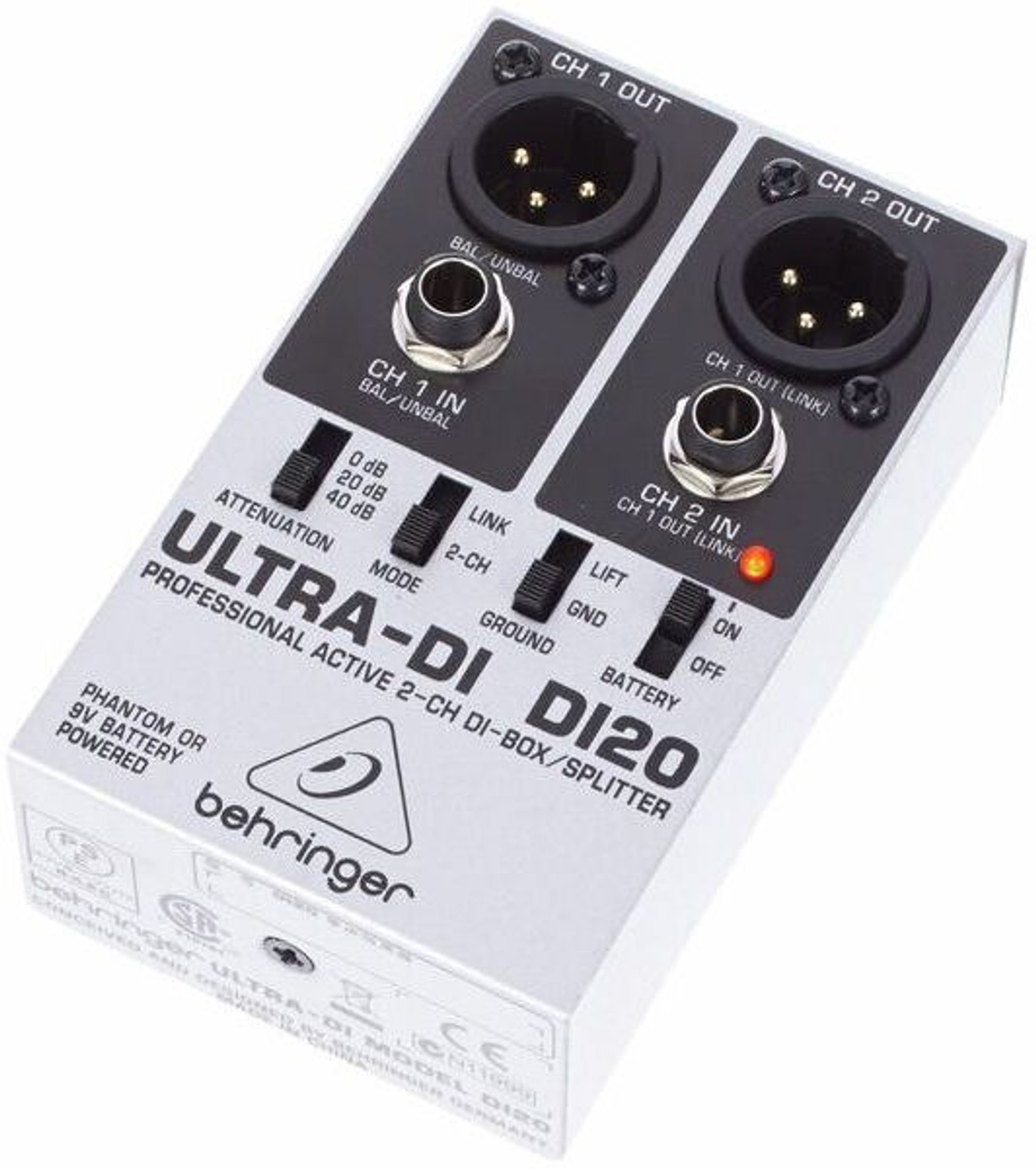 Image of Behringer DI20 DI Box Analog Sound Mixer