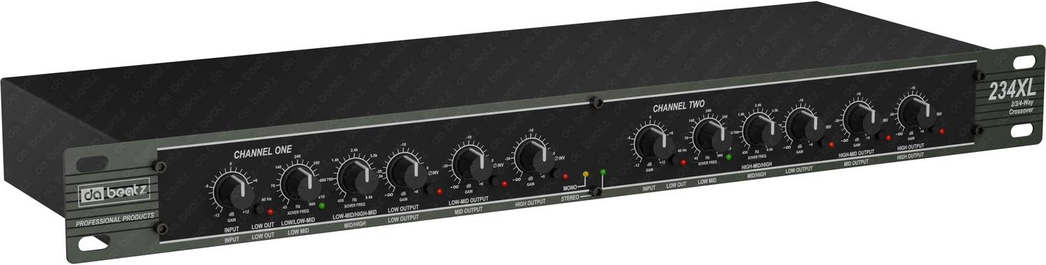 Da.Beatz. 234XL Multi Effect Processor Crossover, Stereo Crossover