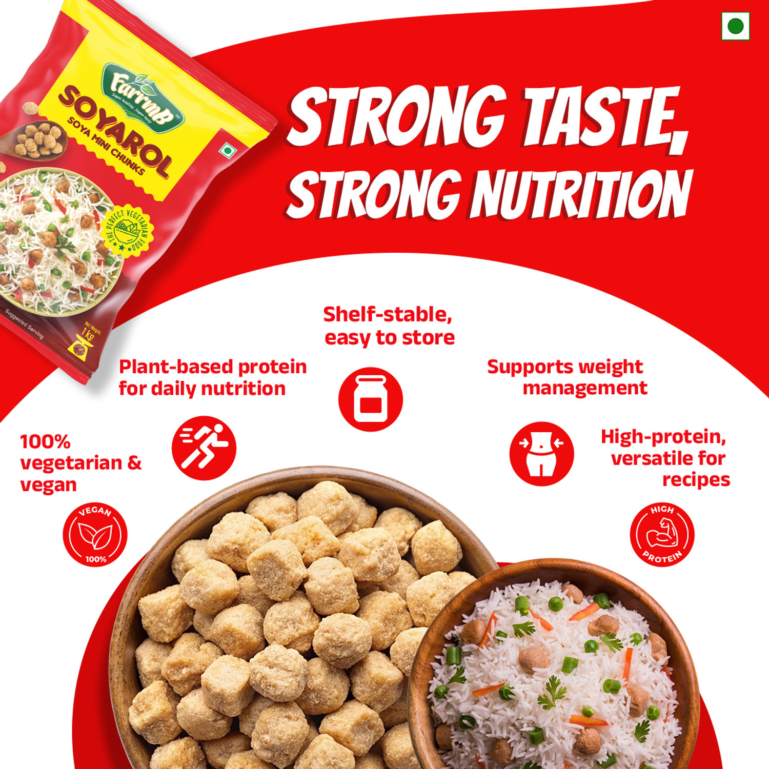 Image of FarrmB Mini Soya Chunks