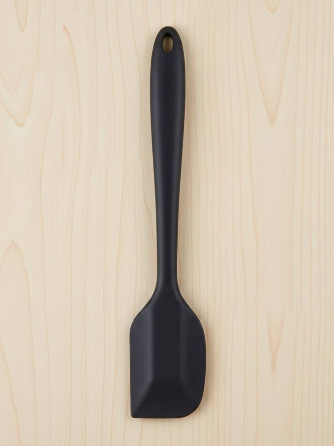 Baskety Silicone Non-Stick Heat Resistant Kitchen Utensil| Spatula Big 27cm |Black Set of 1 Non-Stick Spatula