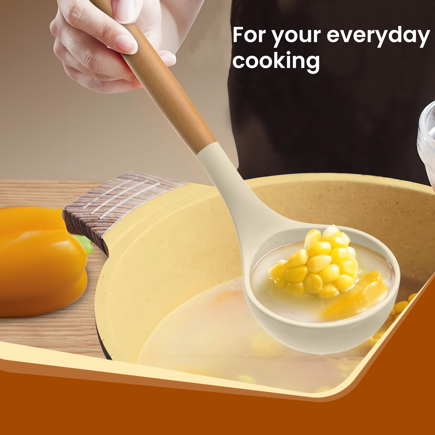 Image of AGARO Royal Silicone Spatula, for Non-Stick Cookware, Cooking and Mixing Mixing Spatula
