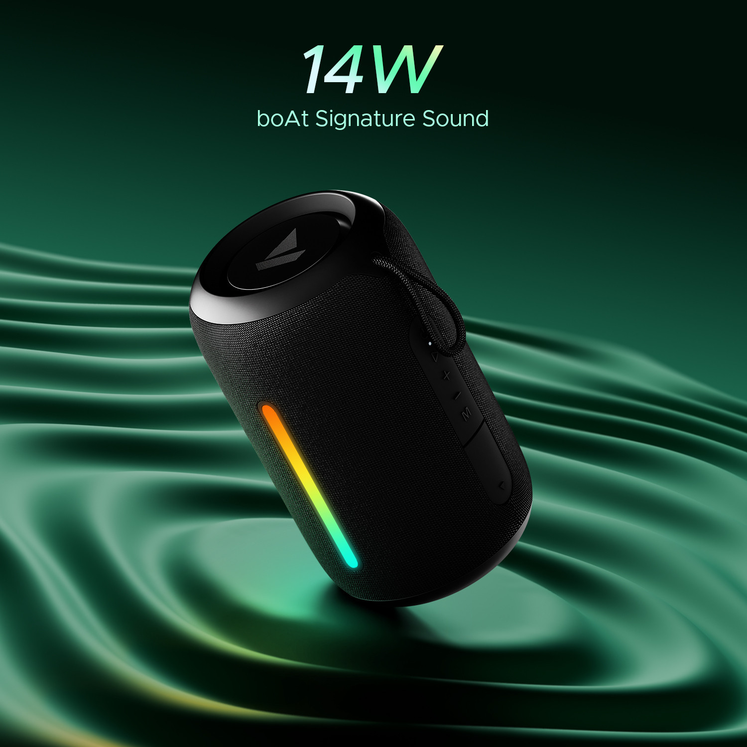 Image of boAt Stone 350 Pro /358 Pro, Music Streaming on JioSaavn,12 HRS Playback, IPX5 14 W Bluetooth Speaker