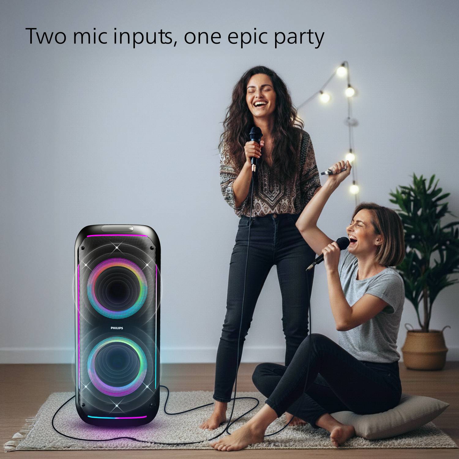 Philips TAX4910/94 120W Bluetooth Party Speaker Black - Image 4