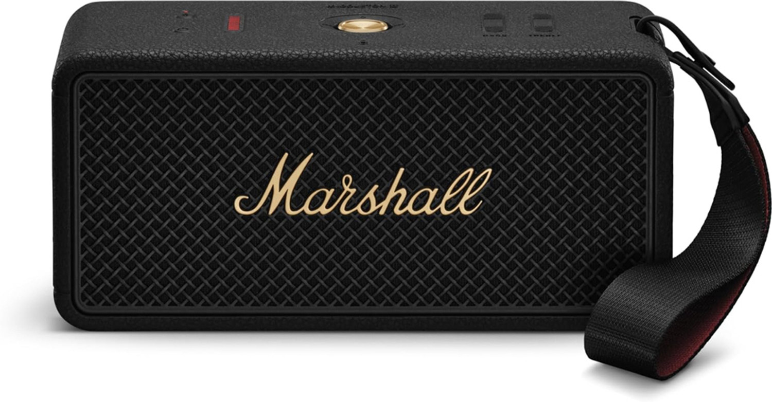 Image of Marshall Middleton II Portable, Over 30 Hours Playtime, IP67 Waterproof 80 W Bluetooth Party Speaker