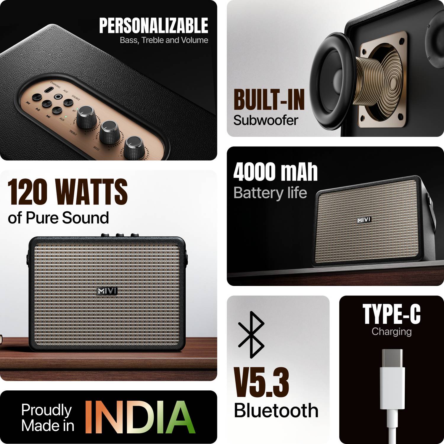 Mivi Superbox 120W Bluetooth Party Speaker - Image 2