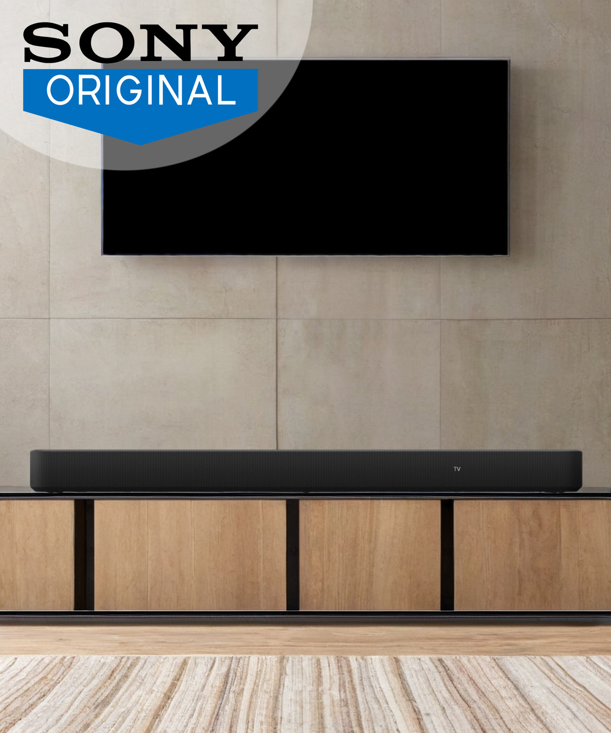 Image of SONY HT-S2000 Dolby Atmos Home theatre, Subwoofer, Powerful bass, DTSX & HEC App Bluetooth Soundbar