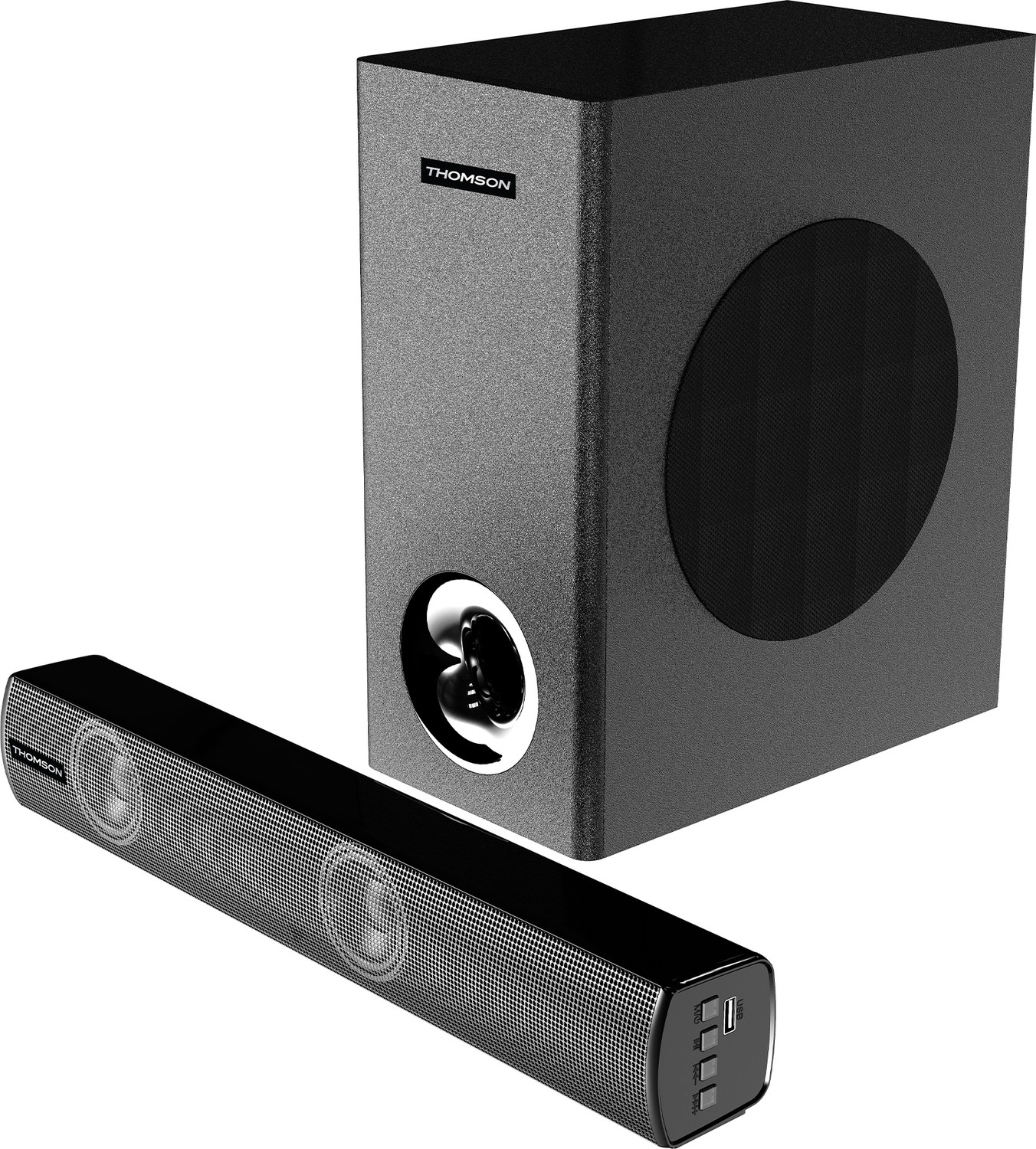 Image of Thomson Alphabeat80, Music System, Bass Woofer, Home Theatre Speaker Bar BT v5.1 80 W Bluetooth Soundbar