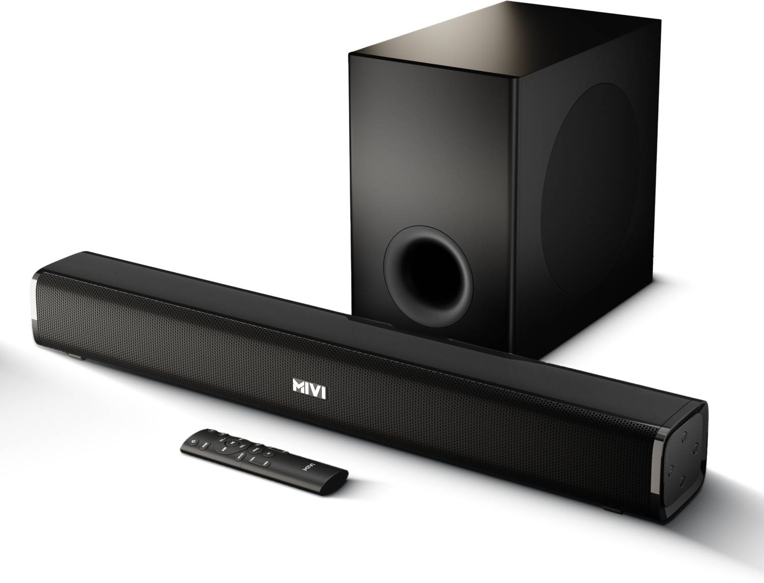 Mivi Fort Sonic 200 Soundbar, 2.1 Channel, Multi-Input and EQ Mod...mo