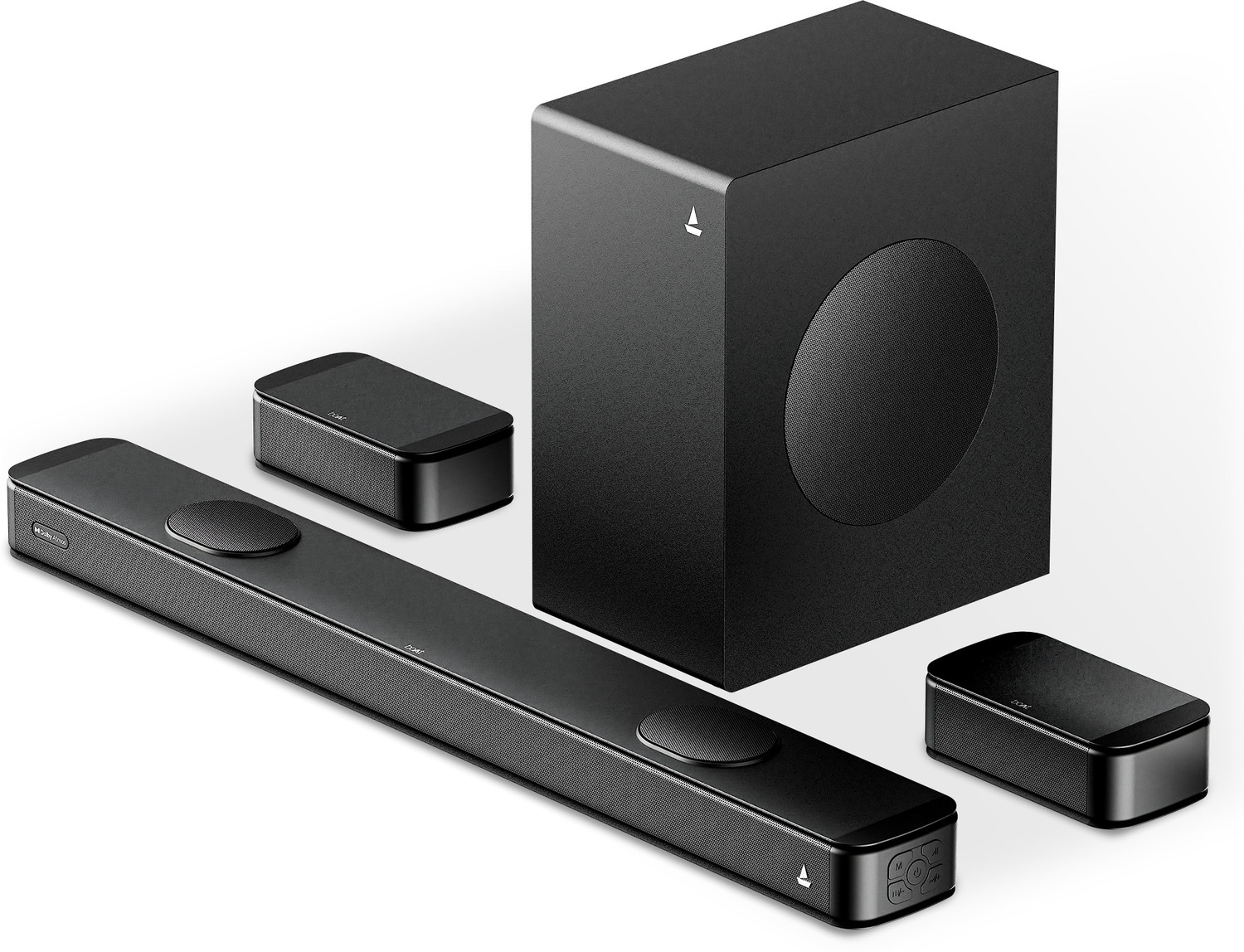 Image of boAt Aavante Prime 5.1.2 5050DA, Dolby Atmos, Wireless Satellites, Remote Control 550 W Bluetooth Soundbar