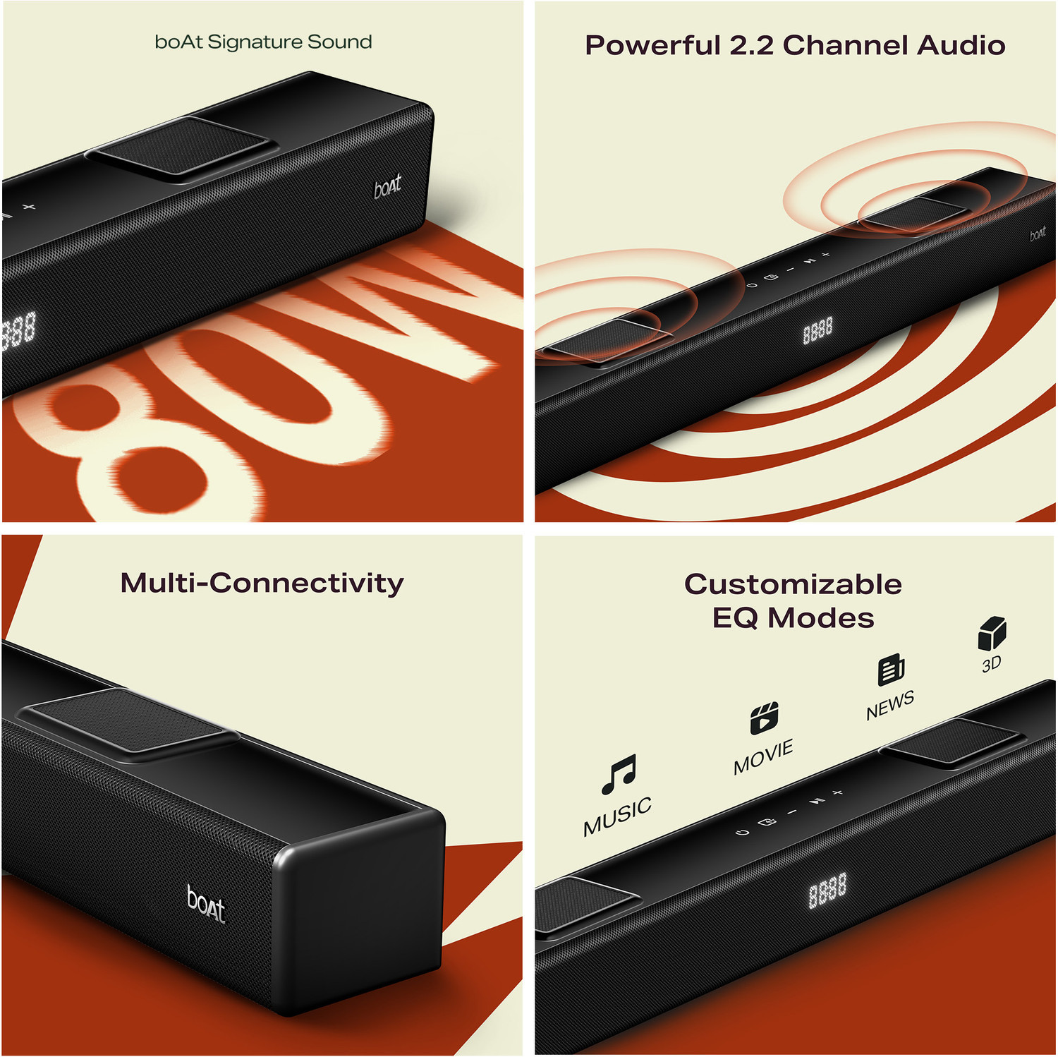 Image of boAt Aavante Octave Plus 80 W Bluetooth Soundbar