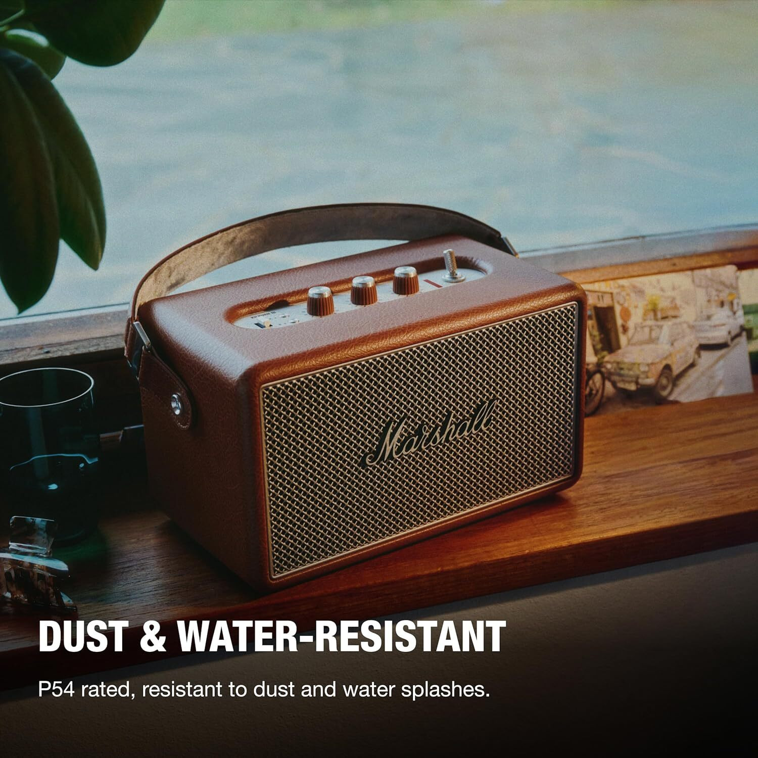 Image of Marshall Kilburn III - 50+ Hours of Portable Playtime, 360 Sound, Dust & Water-Resistant Bluetooth Home Audio Speaker