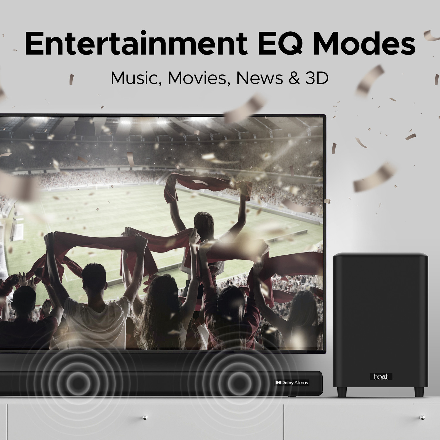 Image of boAt Aavante Bar 4100DA with Dolby ATMOS 300 W Bluetooth Soundbar