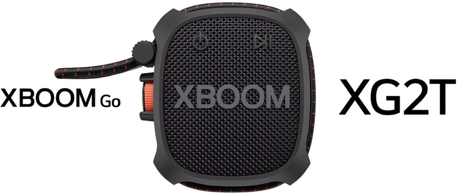 Image of LG XG2T, 5W, 10 Hr Battery, BT Calling, IP67, Adjustable string, XBOOM App 5 W Bluetooth Speaker (Black, Mono Channel)