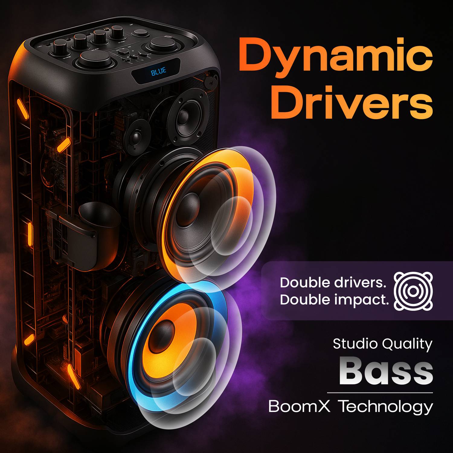 GOBOULT Partybox X200 160W Bluetooth Speaker - Image 3