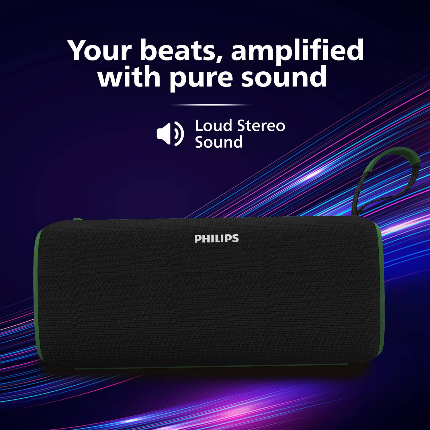 Philips TAS2400GR/94 32W Green Bluetooth Speaker - Image 5