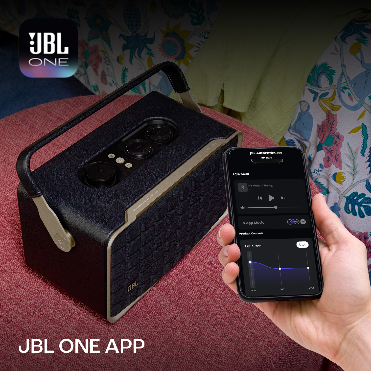 Image of JBL Authentics 300,Smart Home Wifi & Music Streaming,Upto 8Hrs of Play time 100 W Bluetooth Speaker