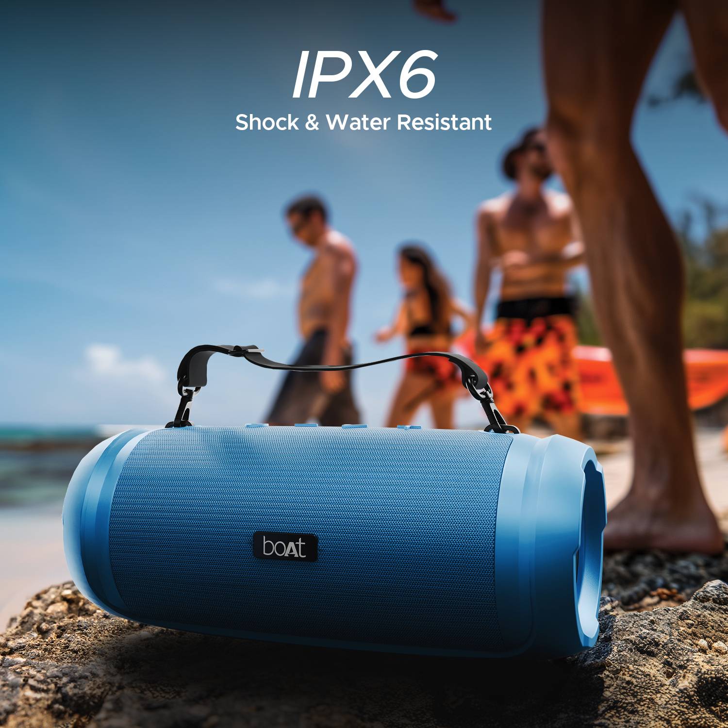 boAt Stone 1500 50W Bluetooth Speaker Beige - Image 4