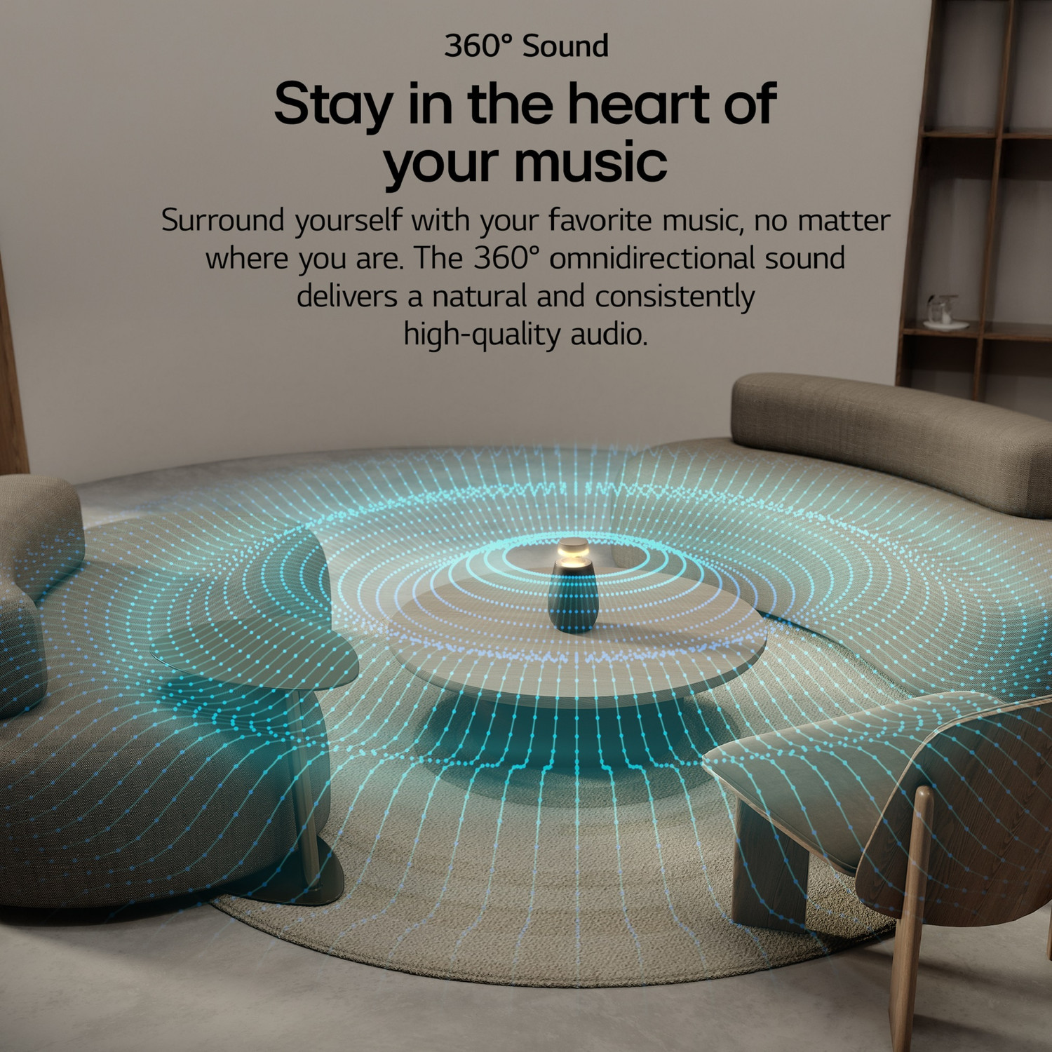Image of LG XO2T, 20W, 15 Hrs Battery, IP55, 360* Sound and Lighting, XBOOM App 20 W Bluetooth Speaker