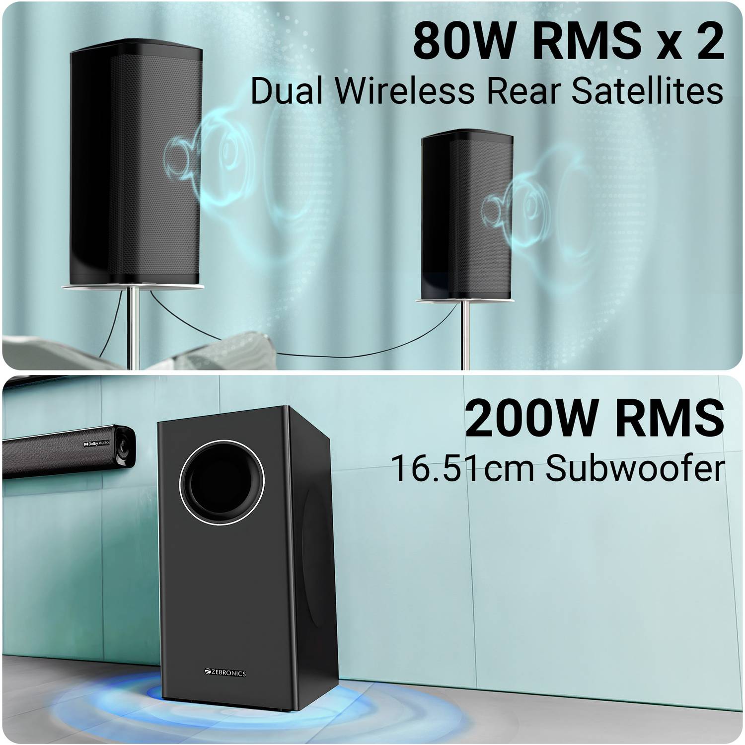 ZEBRONICS Juke Bar 9451 600W Bluetooth Soundbar - Image 5
