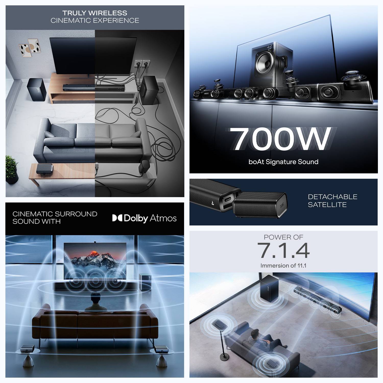 boAt Aavante Prime X 700W Bluetooth Soundbar - Image 2