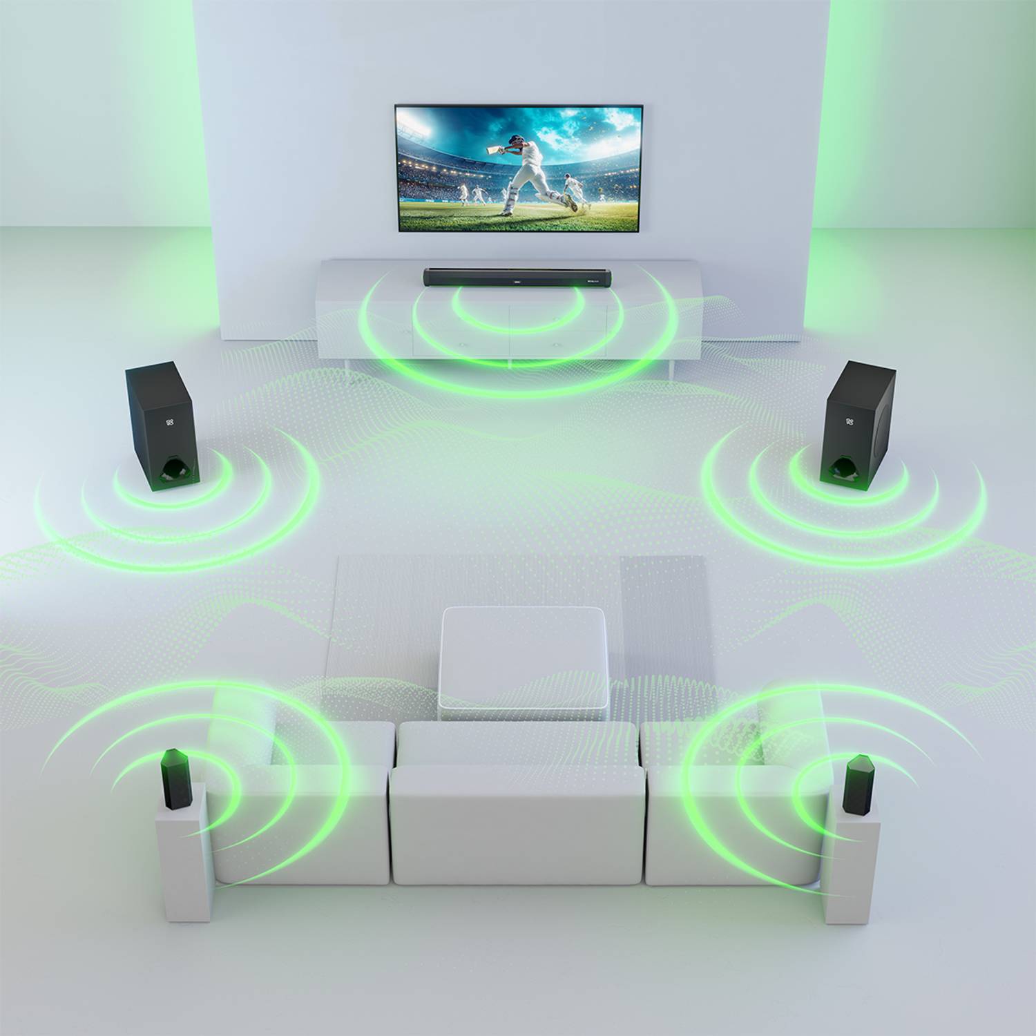 GOVO GOSURROUND 999 660W Dolby Digital Bluetooth Soundbar - Image 4