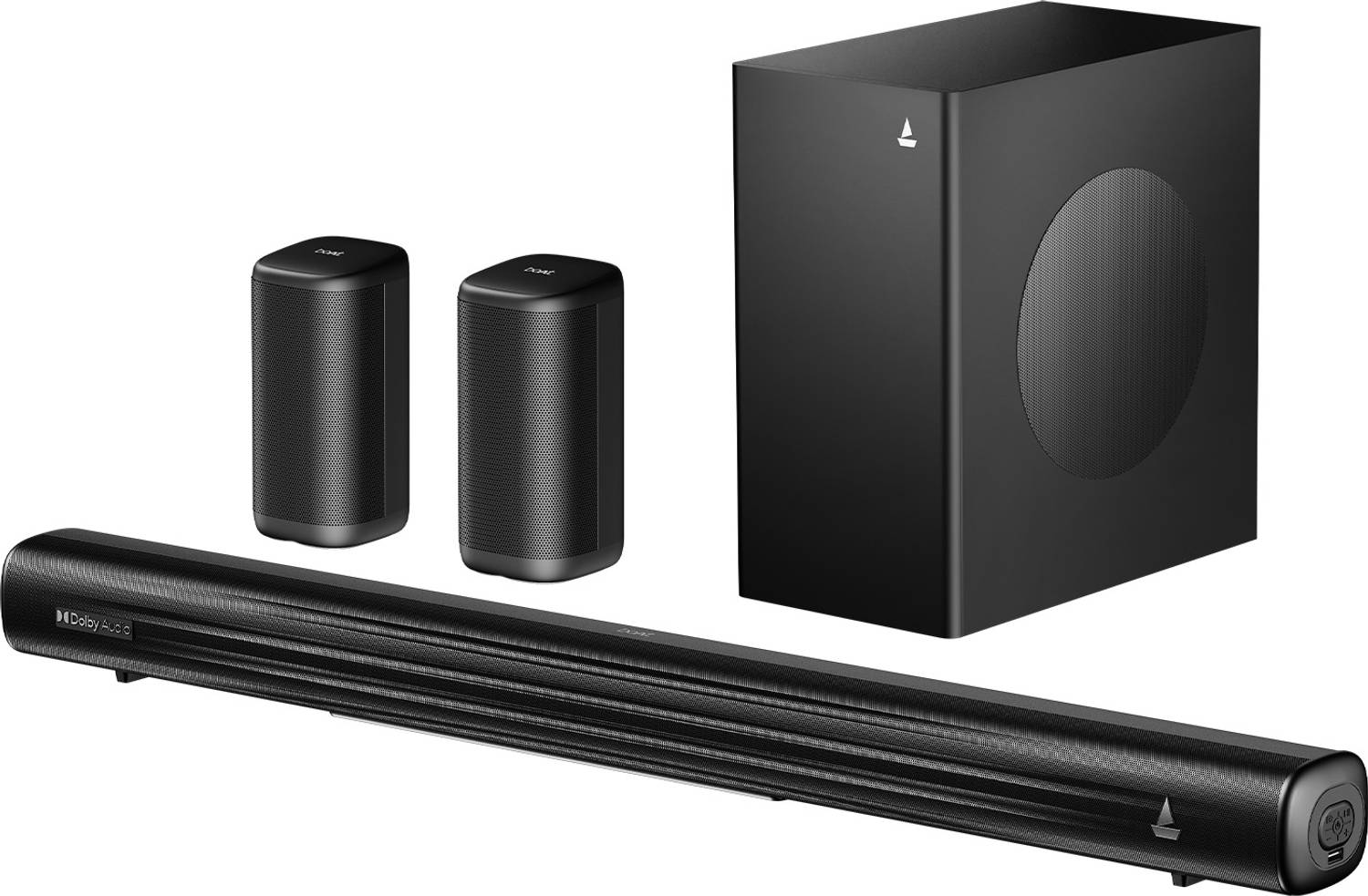 boAt Aavante Prime 5.1 5050D, Dolby Audio, Wireless Satellites, F