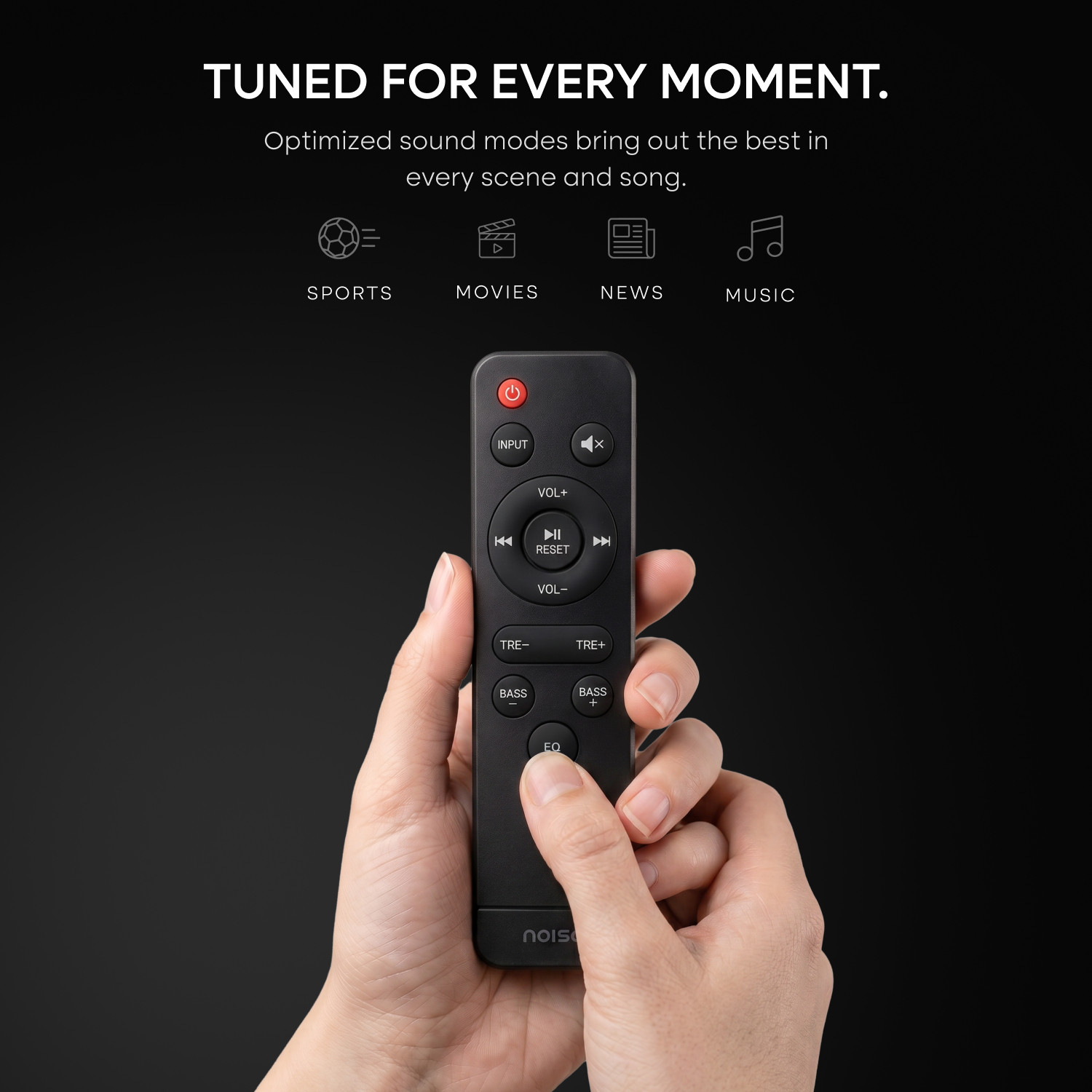 Image of Noise Homestage 2.1 with Deep Bass from 5 Subwoofer, Multi-Input, 3 EQ Modes 90 W Bluetooth Soundbar