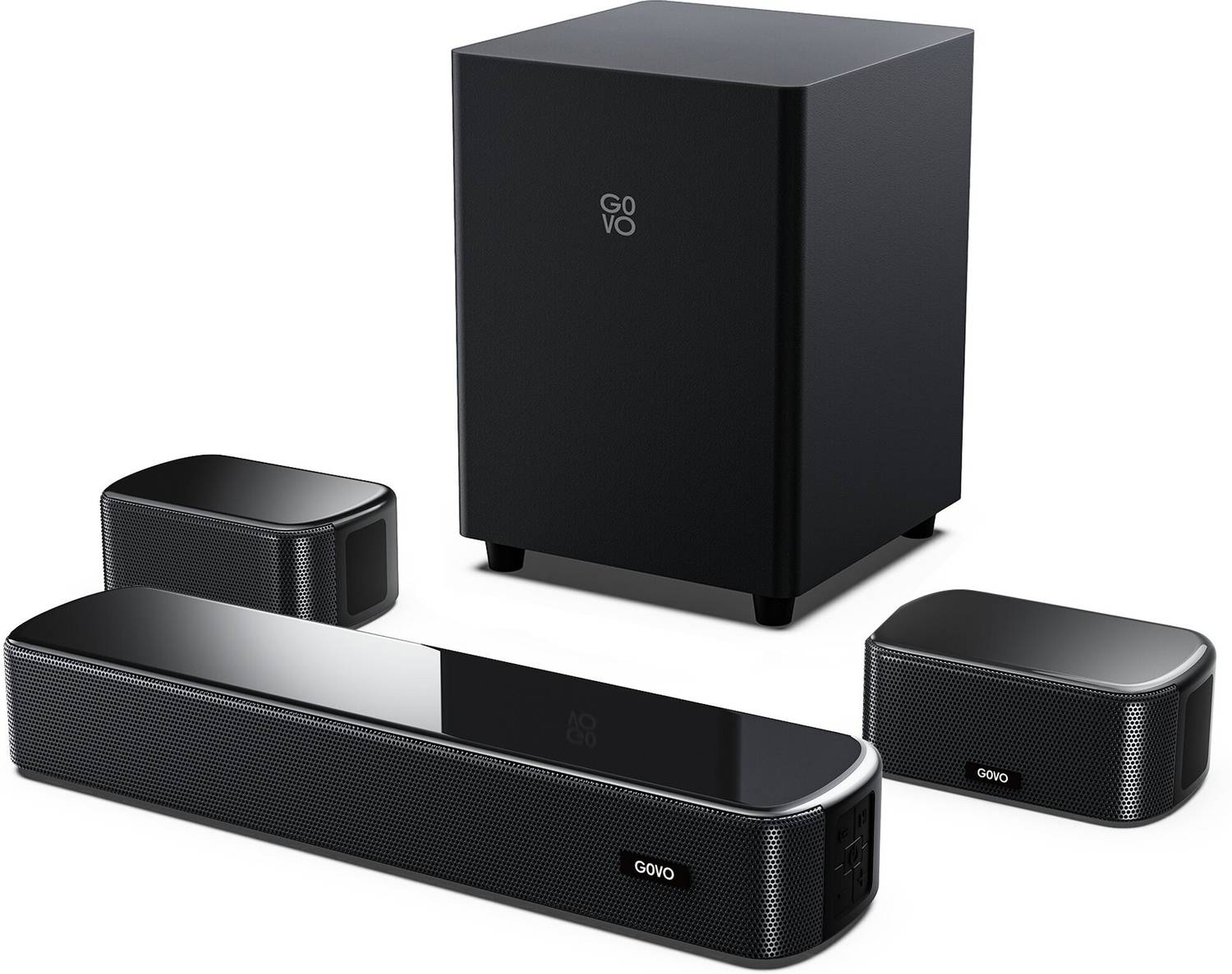 GOVO GoSurround 690 120W Bluetooth Soundbar Silver - Image 1