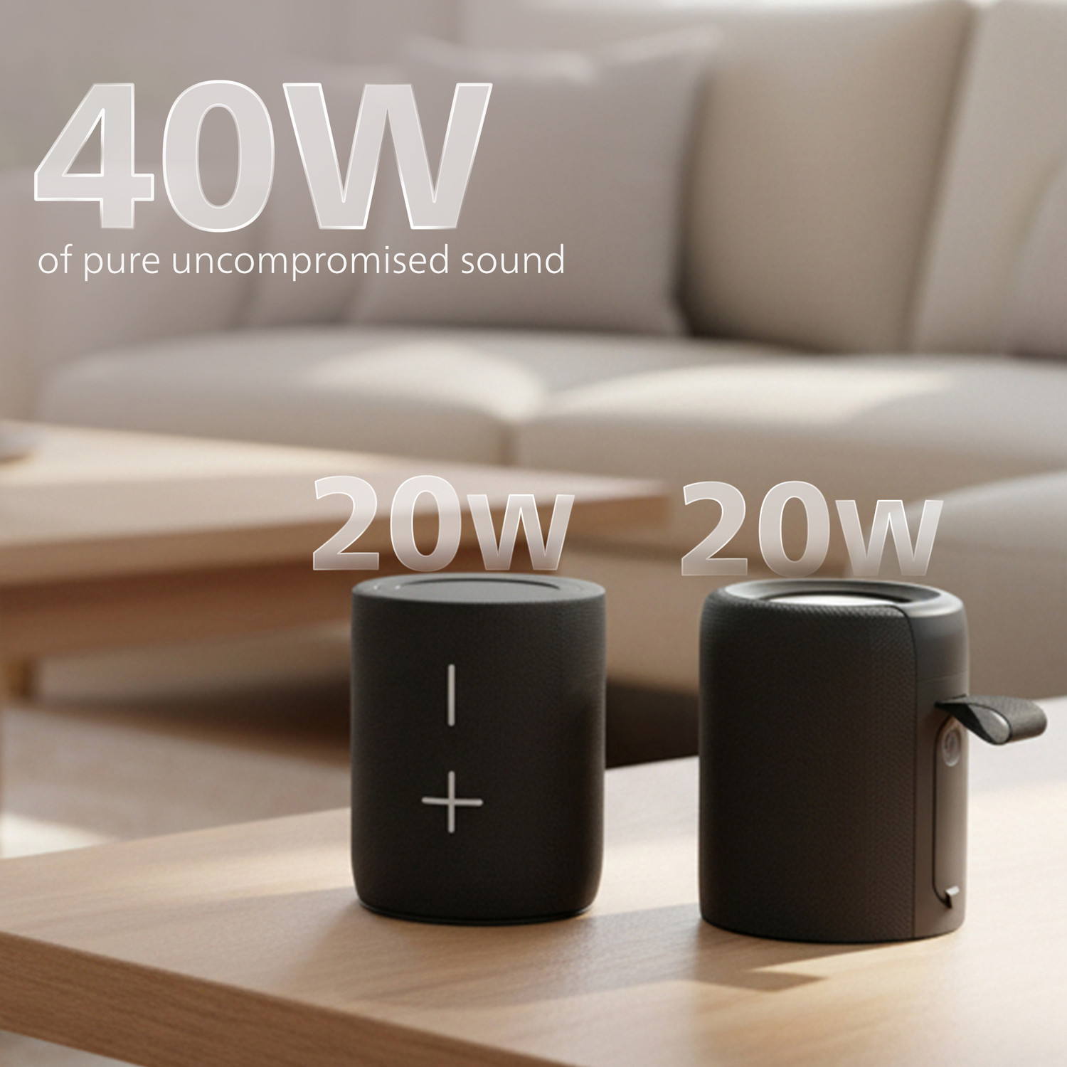 Image of PHILIPS TAS4400BK /94 40 W Bluetooth Speaker