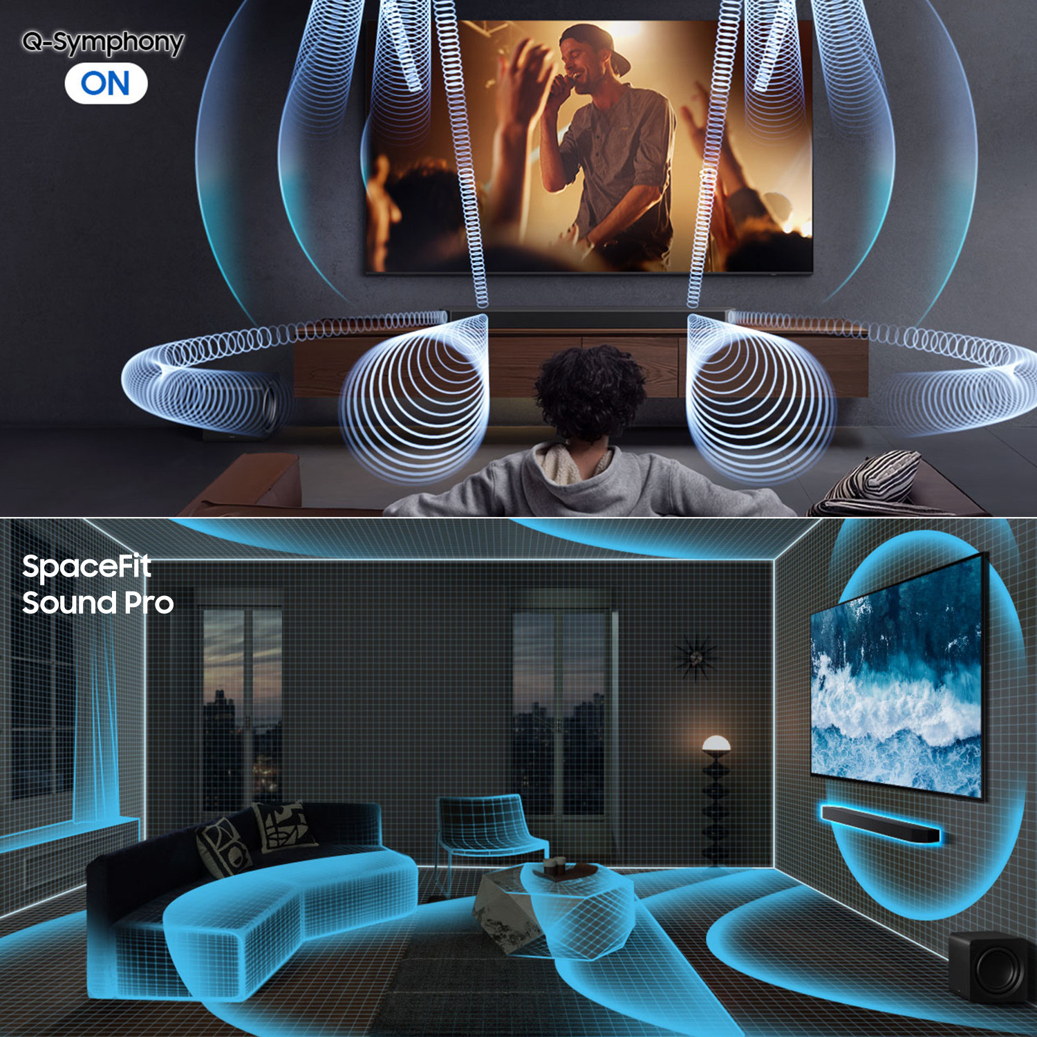 Image of Samsung HW-Q990F /XL Dolby Atmos 11.1.4 Soundbar, Wi-Fi, Alexa, Titan Black 756 W Bluetooth Home Audio Speaker
