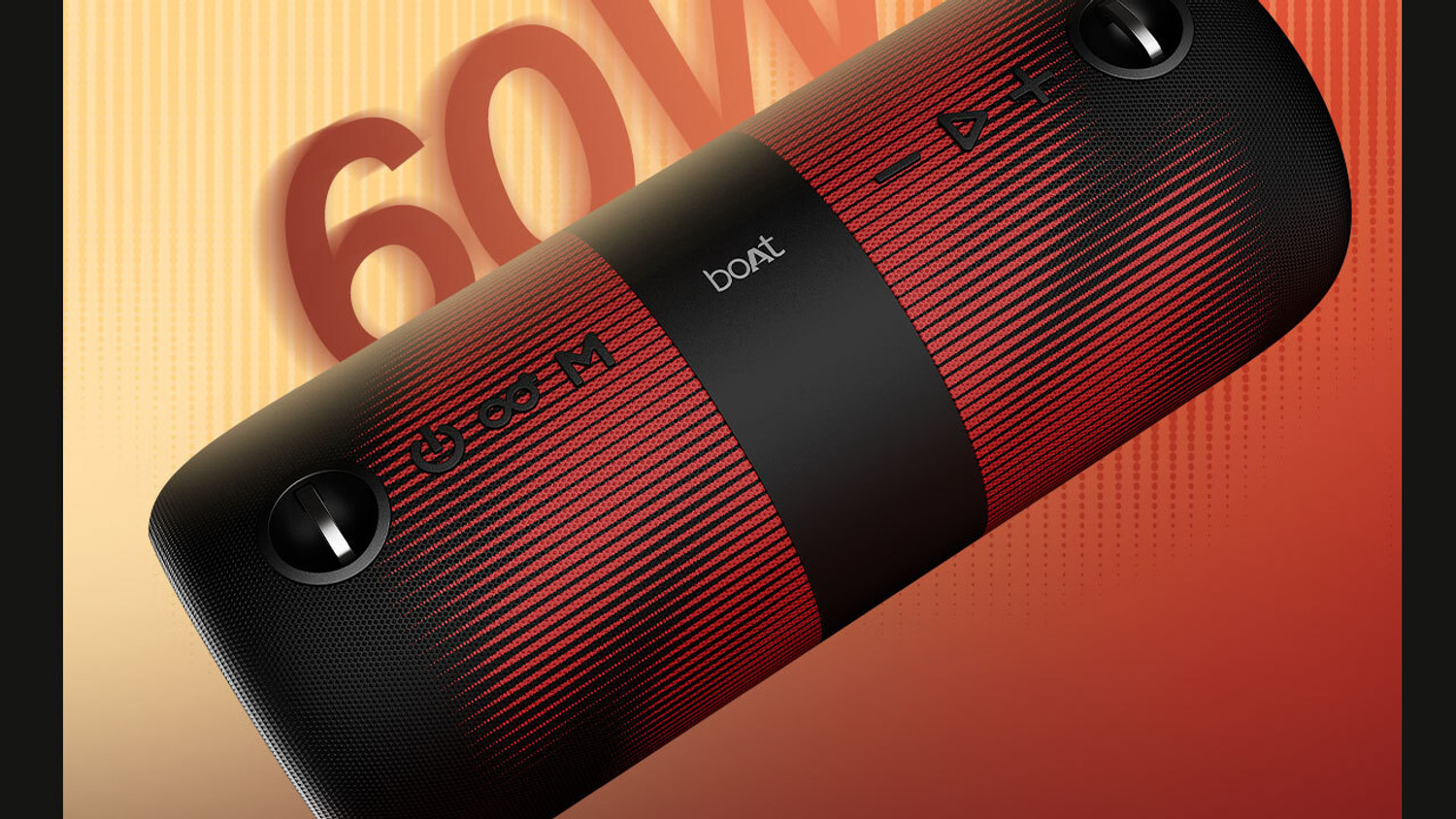 Image of boAt Stone 1200 Pro, 76.2mm Drivers,7.5H Battery, TWS Mode, Built-in Mic, Carry Strap 60 W Bluetooth Speaker