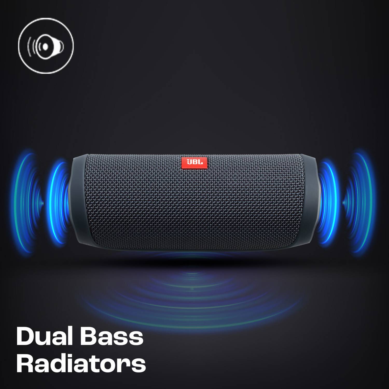 JBL Flip Essential 2 20W Bluetooth Speaker Black - Image 5