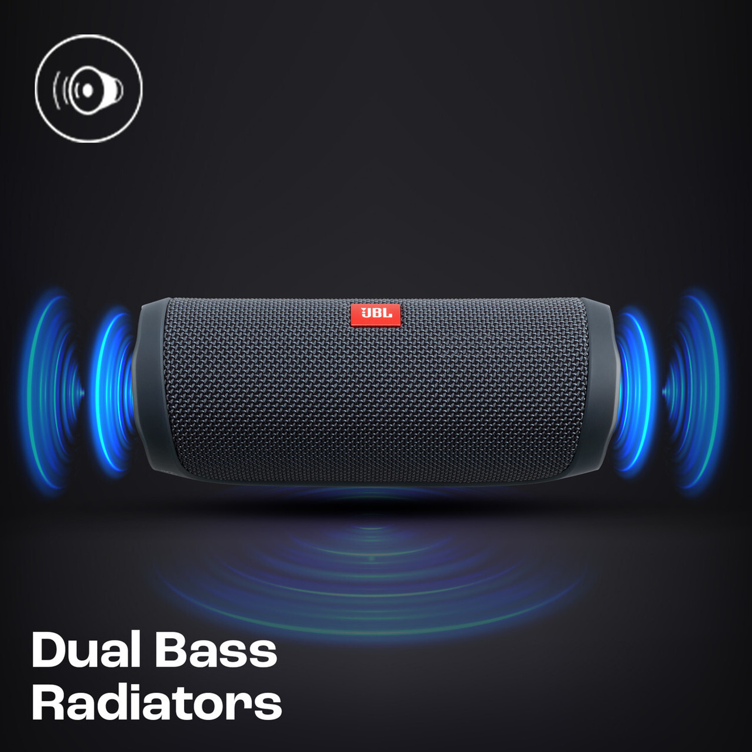 Image of JBL Flip Essential 2, Deep Bass, 10Hrs Playtime, IPX7 Waterproof, Portable 20 W Bluetooth Speaker