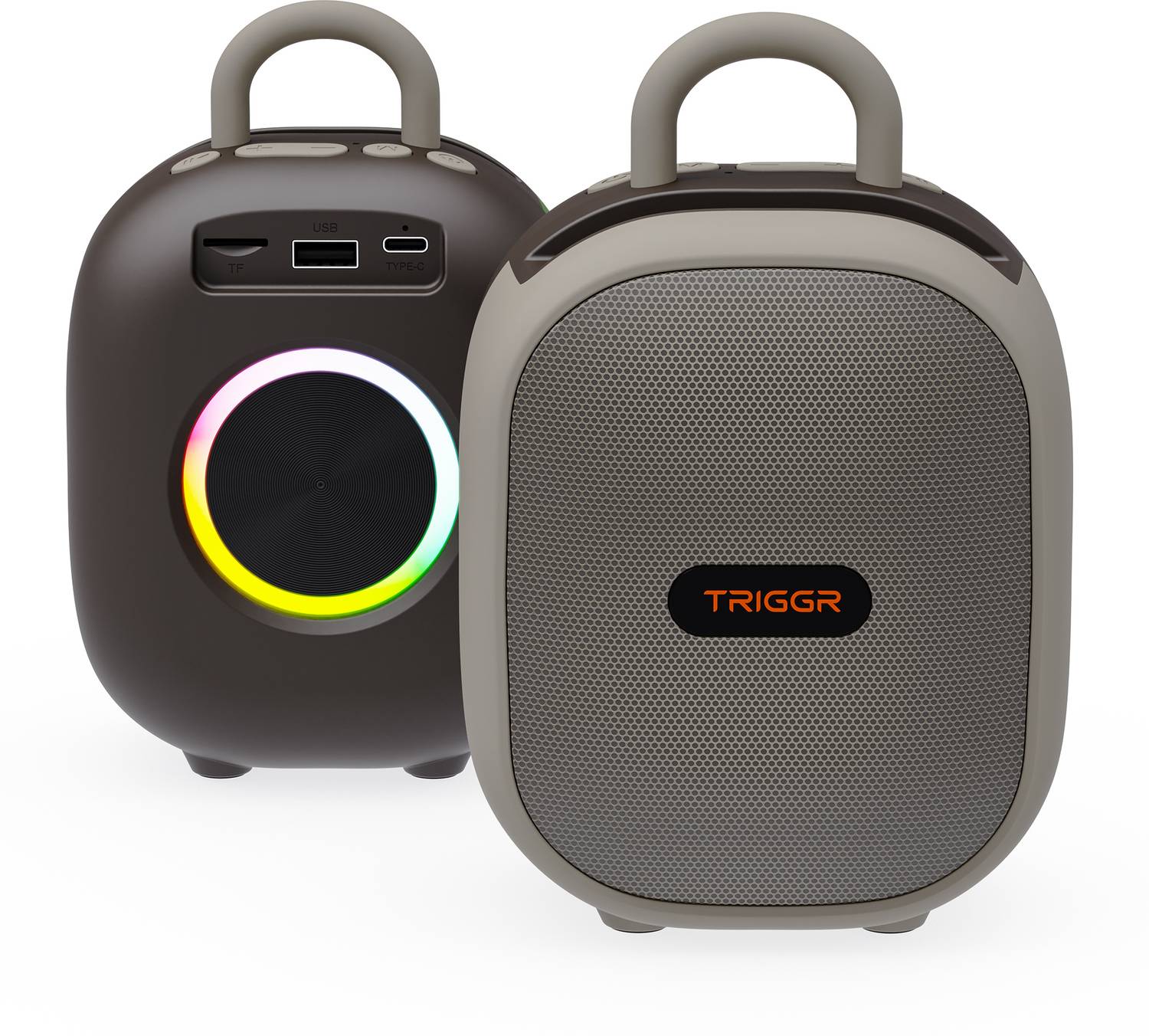 TRIGGR Roar 12 Portable BT, V5.3, FM Mode, Rubber Finish, 8 Hr Pl