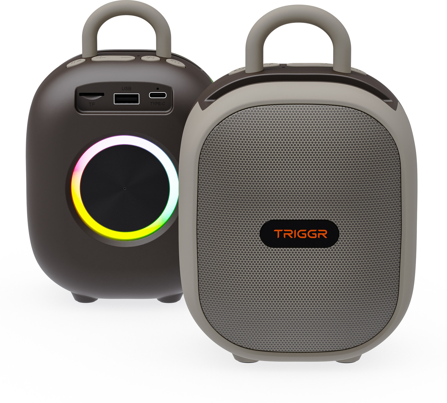 TRIGGR Roar 12 Portable BT, V5.3, FM Mode, Rubber Finish, 8 Hr Playtime 12 W Bluetooth Speaker