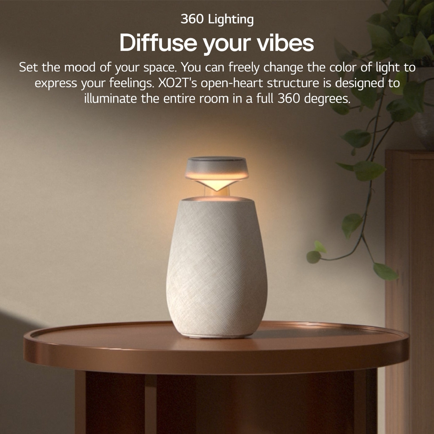 Image of LG XO2T, 20W, 15 Hrs Battery, IP55, 360* Sound and Lighting, XBOOM App 20 W Bluetooth Speaker