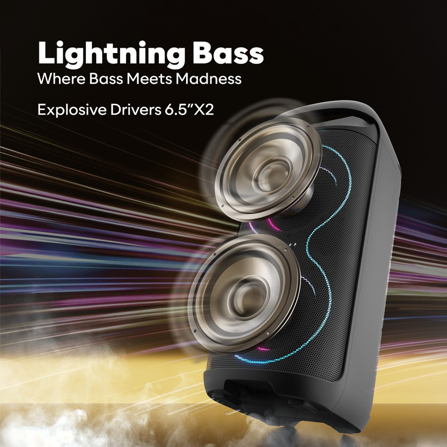 Image of GOVO Goloud 660 120 W Bluetooth Party Speaker